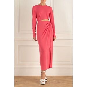 the Andamane pink cutout dress